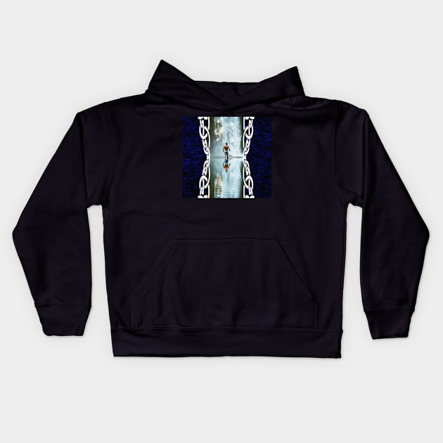 Waterportal Reflections Knotart Kids Hoodie by Share_1